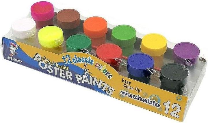 Immagine prodotto Adar Ein Farbset mit einem Pinsel mit 12 Farben