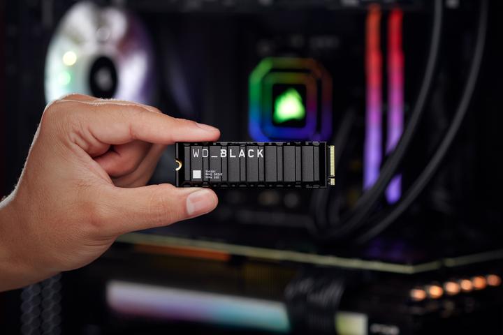 Produktbild WD Black SN850X mit Heatsink (1000 GB, M.2 2280)