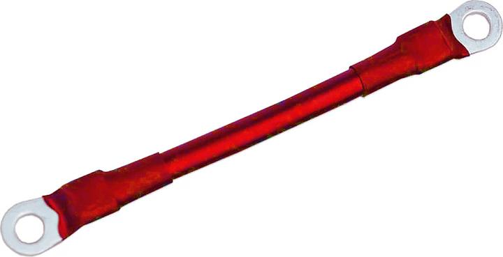 Voltic Câble de batterie avec oeillets M8 des deux côtés 40cm 35 mm² / Ø 10 mm rouge