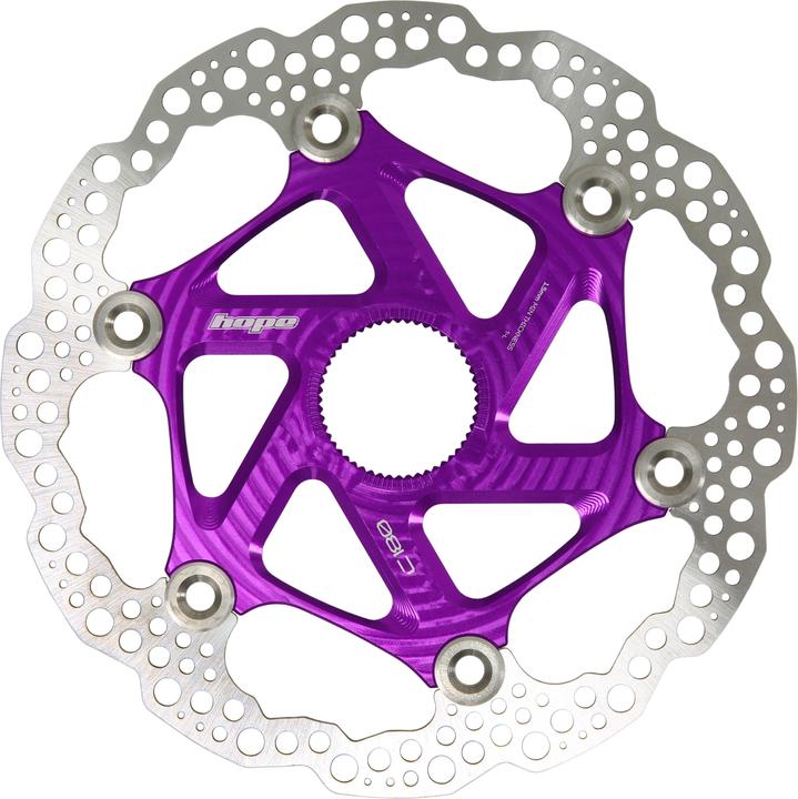 Produktbild Hope Floating Disc Bremsscheibe - Center Lock - purple (180 mm)
