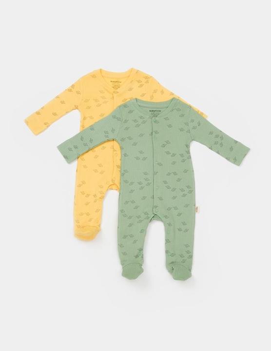 Actual product image BabyCosy 2 Pcs Footed Rompers (62)