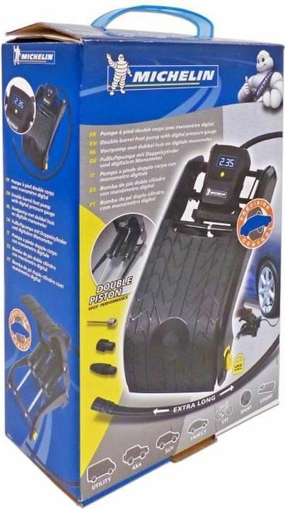 Produktbild Michelin Fussluftpumpe 2 Zylinder Digital