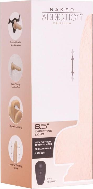 Produktbild Naked Addiction 8,5" Thrusting Dong with Remote
