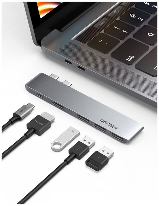 Image du produit Ugreen 5 in 2 -C Hub (USB-C, 5 Ports)