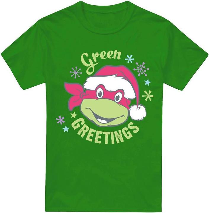 Teenage Mutant NT Green Greetings For Christmas TShirt