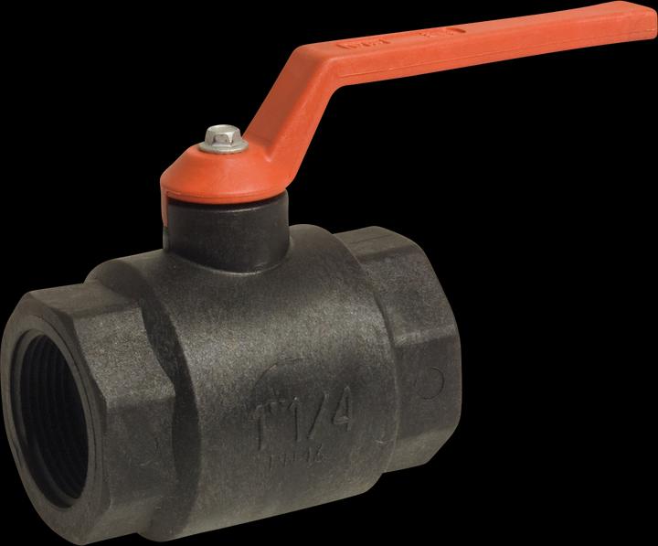 Image du produit VIR Kugelhahn PP 1 1/4" Innengewinde 16bar DN32 Schwarz Typ 220