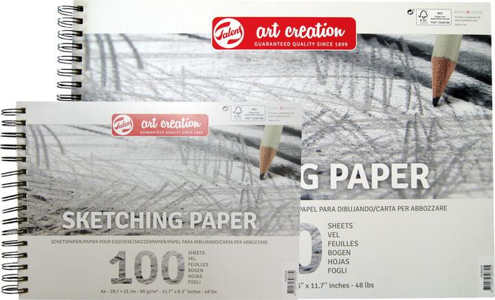 Actual product image Talens Paper pad A4 Sketching (A4, Soft cover)