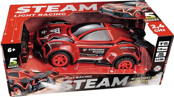 Actual product image Liniex RC 1:16 Streamer Car w/Light and Fog - Red (20228)