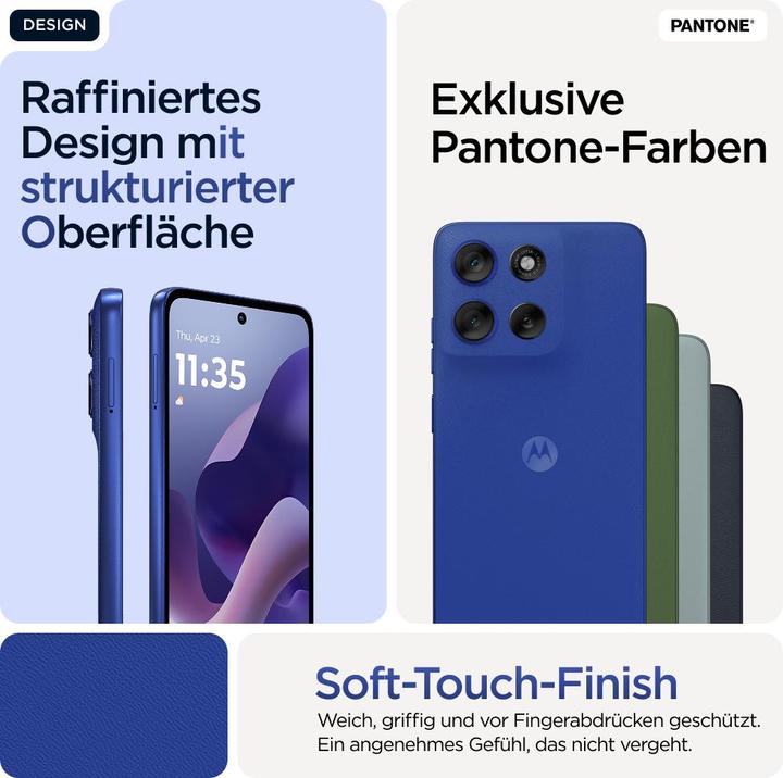 Produktbild Motorola Moto G56 (256 GB, Dazzling Blue, 6.72", Hybrid Dual SIM, 50 Mpx, 5G)
