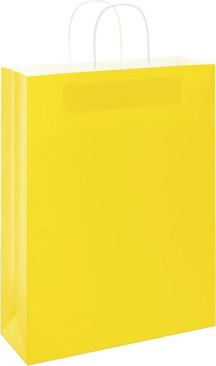 Image du produit VidaXL Sacs en papier kraft 50 pcs. avec anse jaune 32x12x42 cm Sac en papier (Pochette cadeau, 50 x)