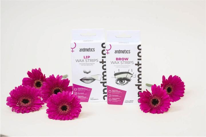 Immagine prodotto Andmetics Strisce di cera per labbra (8 x)