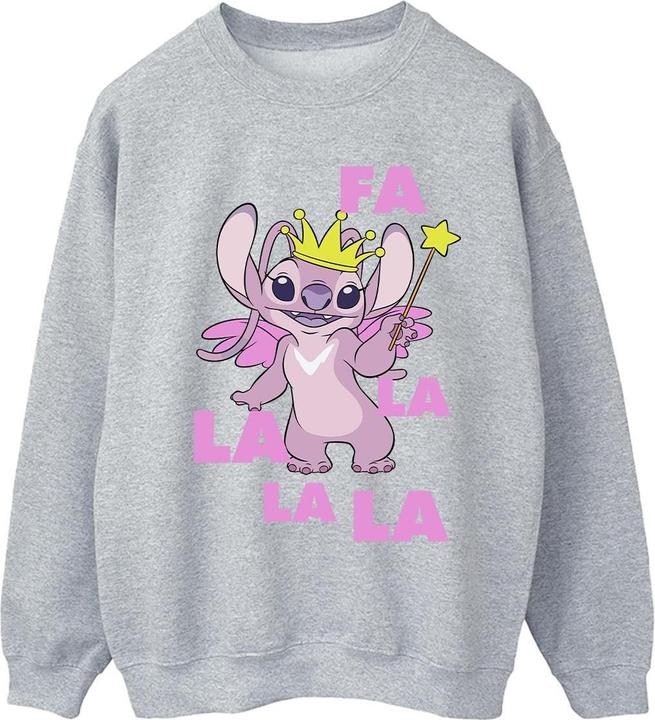 Disney Lilo & Stitch Angel Fa La La Sweatshirt (S)