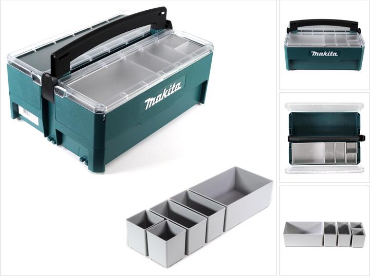 Produktbild Makita Storage Box für Makpac + Boxeinsatz ( P-84137 + P-84171 ) (1 Teile)