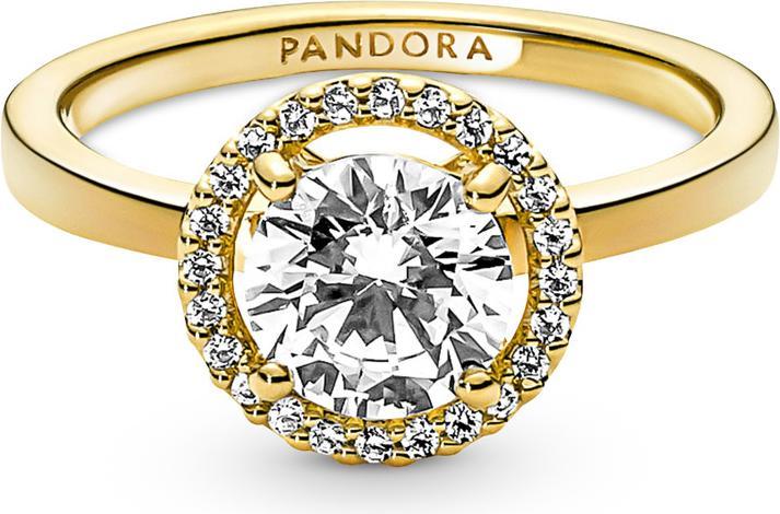 Actual product image Pandora Sparkling Round Radiant Ring (56)