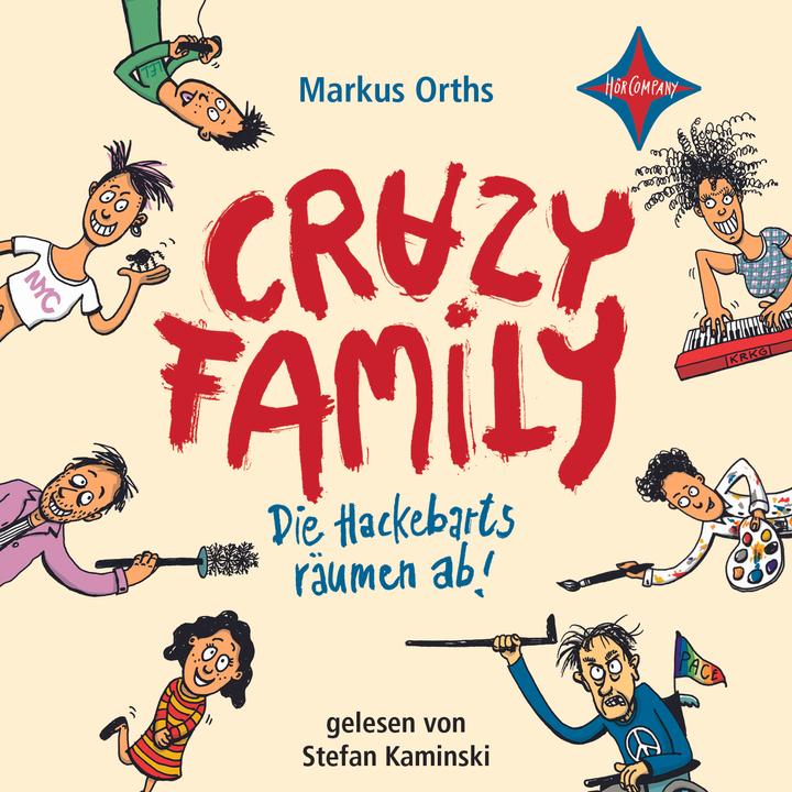 Produktbild Crazy Family - Die Hackebarts räumen ab (Markus Orths, Deutsch)