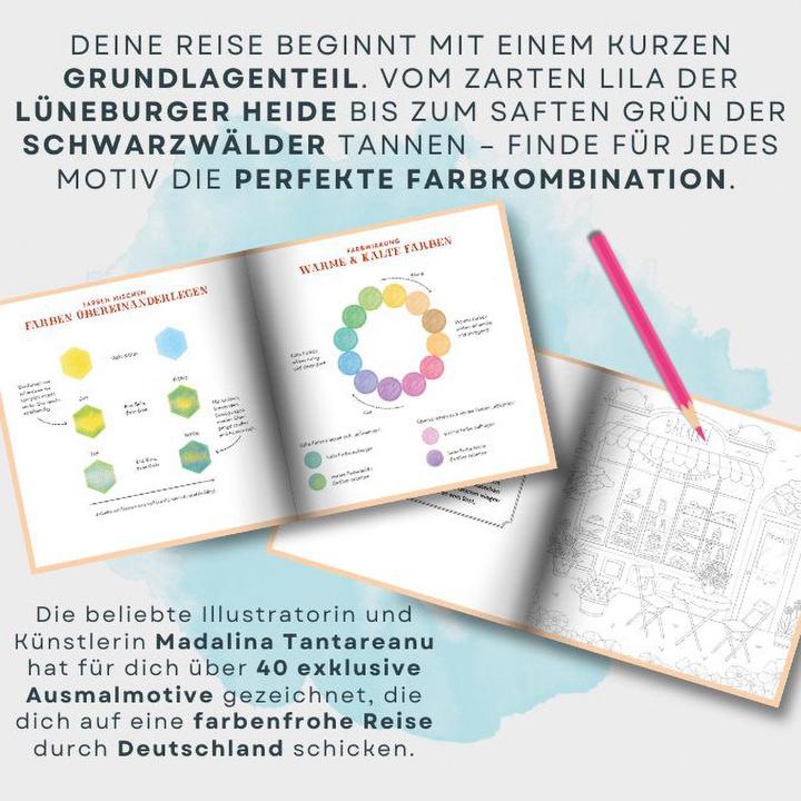 Produktbild Topp Buch "Colorful World Weltreise - Reise durch Deutschland" (Deutsch, Madalina Tantareanu, 2025)