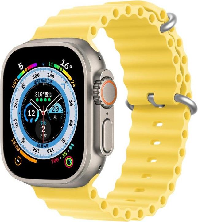 Image du produit Dux Ducis Bracelet Watch Strap 8 / 7 / 6 / 5 / 4 / 3 / 2 / SE (41 / 40 / 38mm) Silicone Band Bracelet Y (40 mm, 38 mm, 41 mm, Acier inoxydable, Silicone (liquide))