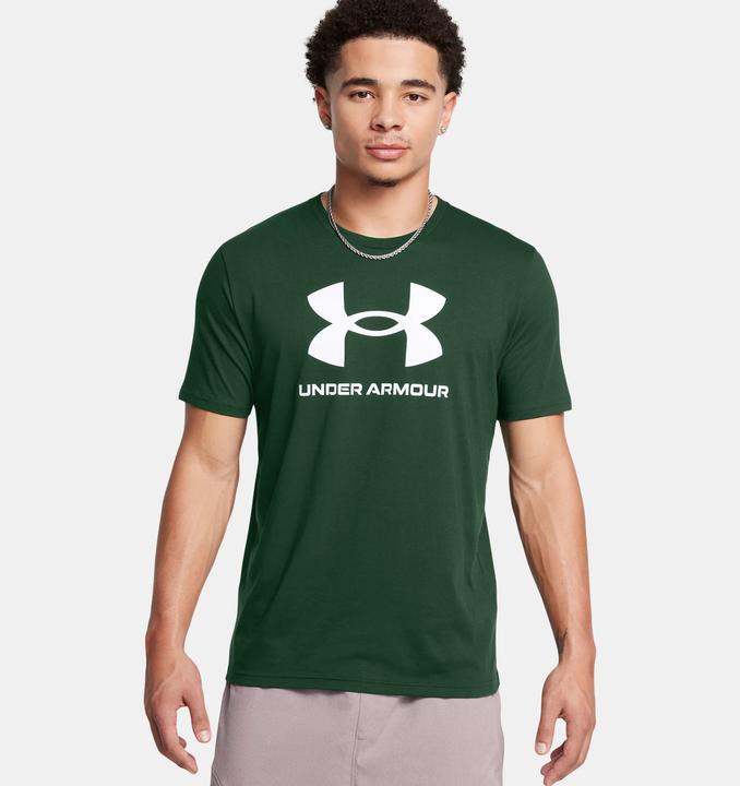Actual product image Under Armour Koszulka męska Sportstyle Logo zielona 1382911 301 XL (XL)