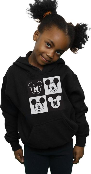 Immagine prodotto Disney Mickey Mouse Smiling Squares Felpa con Cappuccio Ragazze (140, 146)