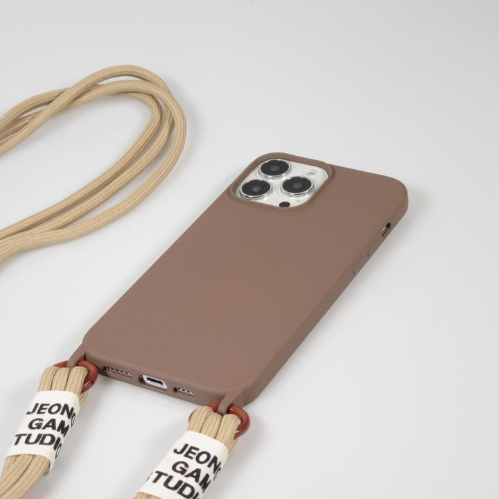 Image du produit PhoneLook Coque Silicone souple fashion Jeong Gam Studio Laugh Often avec cordon (Apple iPhone 13 Pro)