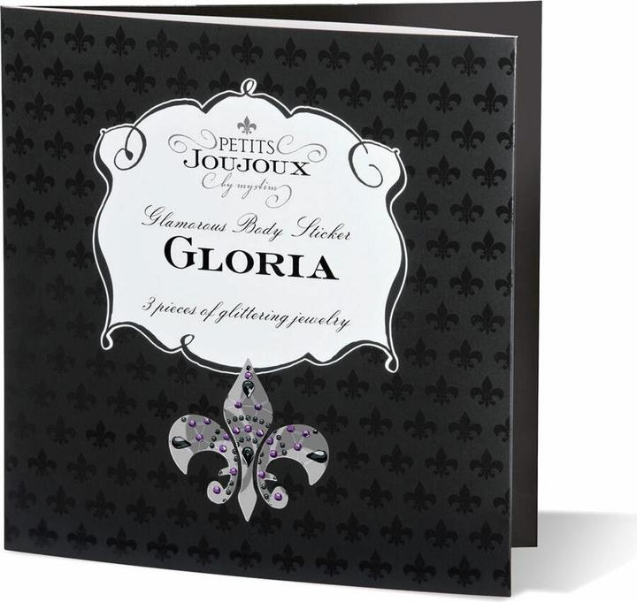 Produktbild Petits Joujoux Gloria Brust- und Venushügelschmuck schwarz & rot