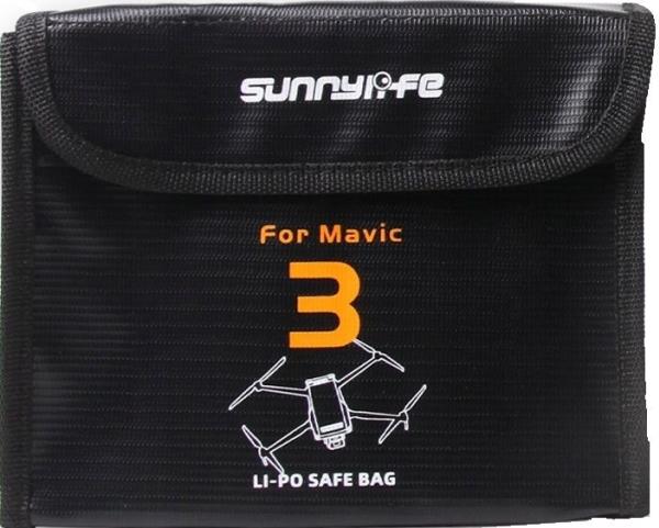 Sunnylife Holster Pouch Case Dji Mavic 3 Flame Retardant/For 3 Batteries/M3-dc106-3 (Drone case, DJI Mavic 3)