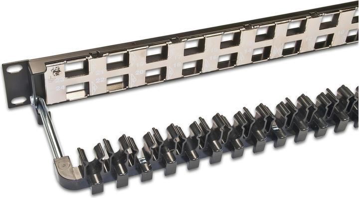 Actual product image Wirewin 24-port 1U patch panel, shielded