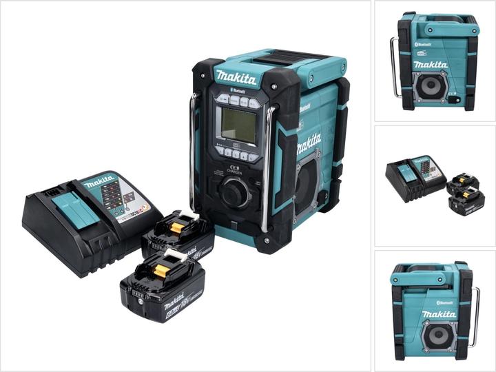 Makita DMR 301 RG Rechargeable construction site radio 12 V max. - 18 V DAB / DAB+ / Bluetooth + 2x (AM, FM, DAB+, DAB, Bluetooth)