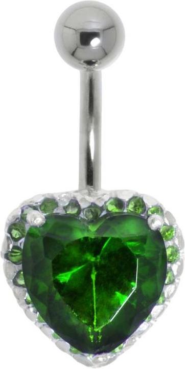Bijouteria Bauchpiercing (Edelstahl, Silber 925, Kristall)