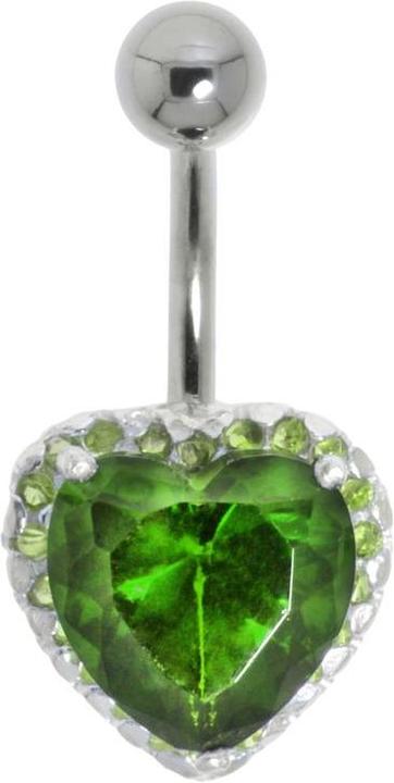 Bijouteria Bauchpiercing (Edelstahl, Silber 925, Kristall)
