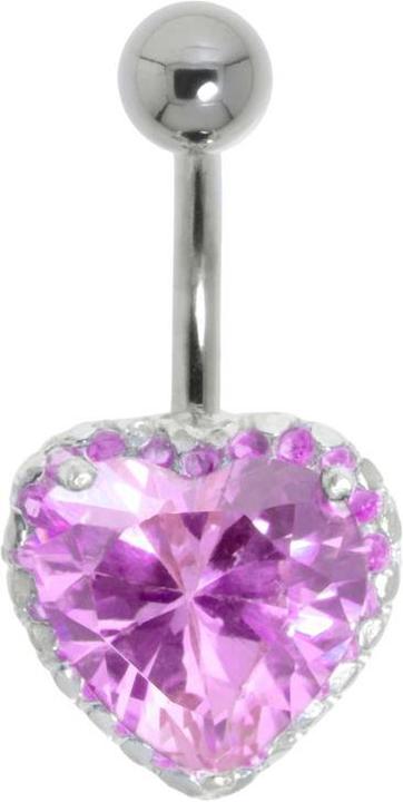 Bijouteria Bauchpiercing (Edelstahl, Silber 925, Kristall)