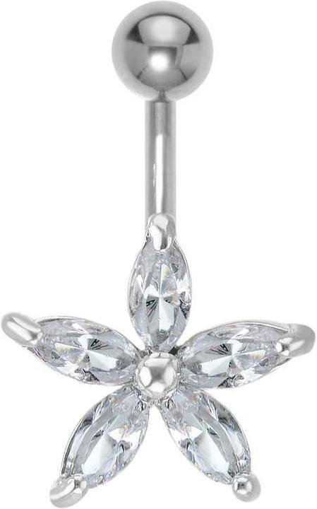 Bijouteria Bauchpiercing (Edelstahl, Messing, Kristall)
