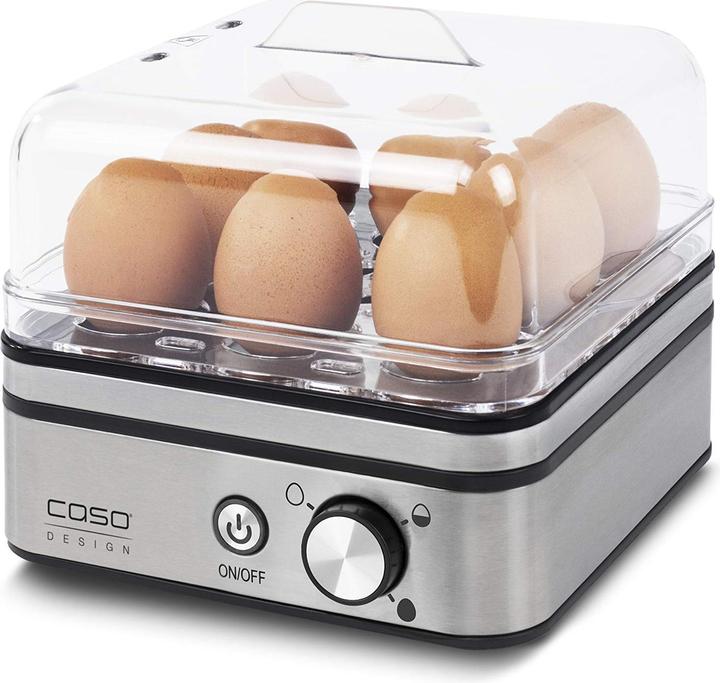 Actual product image Caso E9 Egg boiler 8 eggs stainless steel (EU plug)
