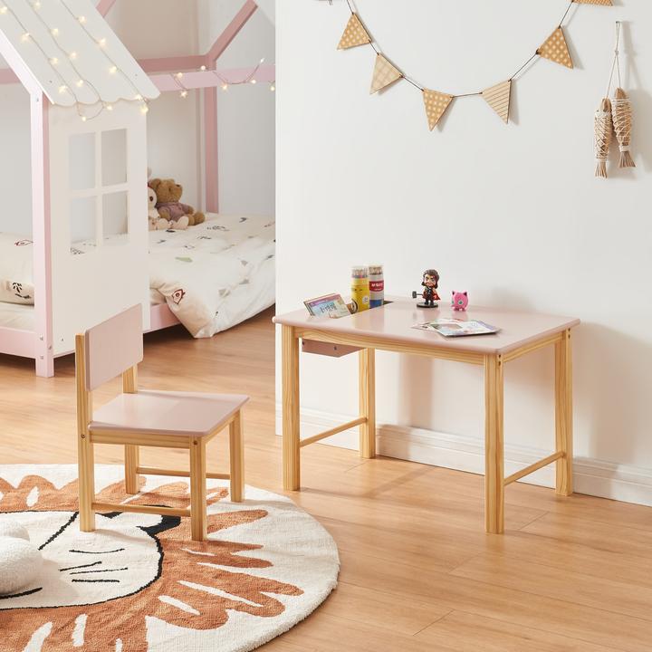 Actual product image En.Casa Brønnøy (High chair, Kids table)