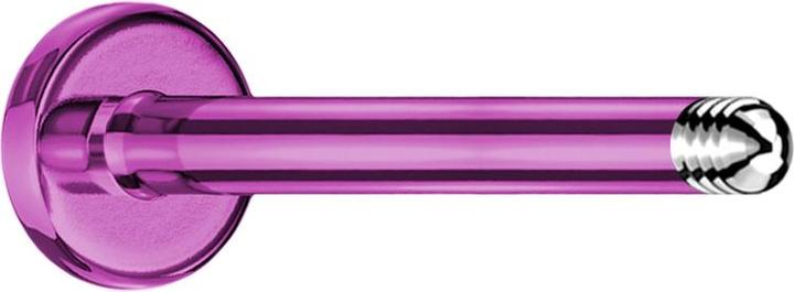 Produktbild Star Piercing Micro Labret-Stab violett (ohne Messing, Titan G23)