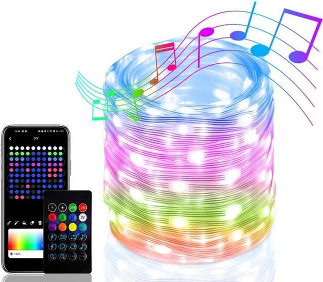 Produktbild MU Classic Holly Series Smart Bluetooth Lichterkette (10 m)