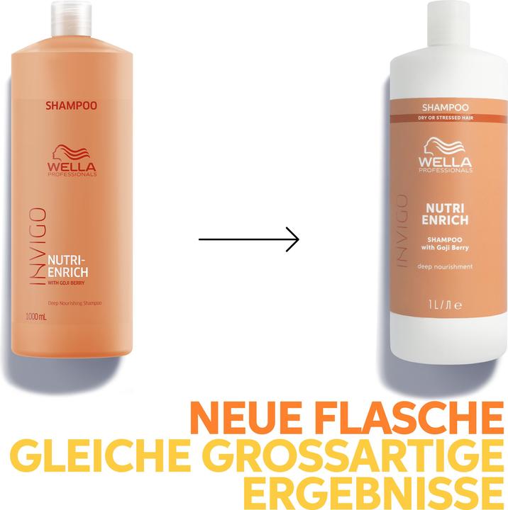Produktbild Wella Invigo Nutri Enrich Deep Nourishing Shampoo (1000 ml, Flüssiges Shampoo)