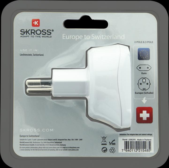 Actual product image Skross Europe to Switzerland