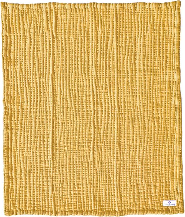 Actual product image nordic coast company 4 in 1 Baby Muslin Blanket Curry Yellow (80 cm, 80 cm)