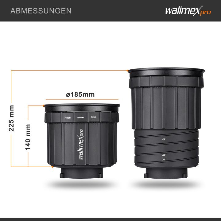 Image du produit Walimex pro Zoomspot Adaptateur 2X Bowens Mount