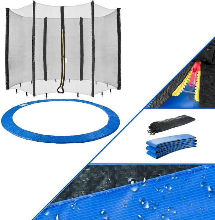 Arebos Couverture de bord de trampoline et filet de sécurité