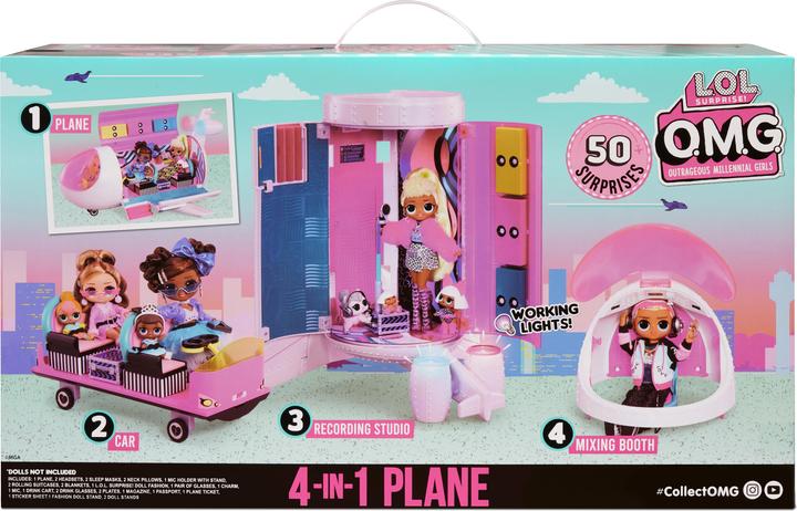 Image du produit MGA LOL Surprise OMG Plane 4-en-1