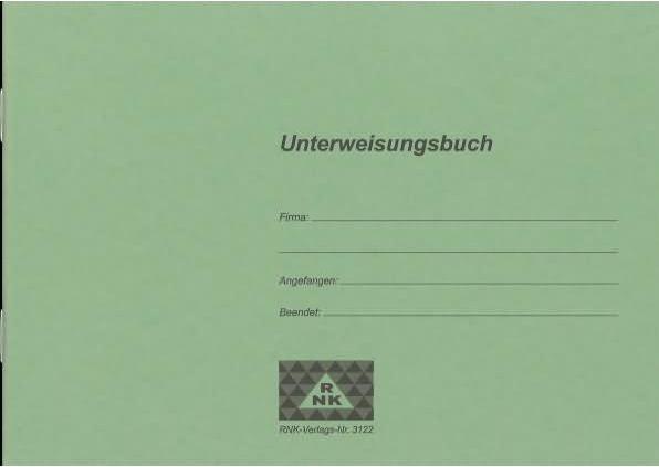 Produktbild Rnk Verlag Unterweisungsbuch fr betriebl. Unfallverhtung (24 x)