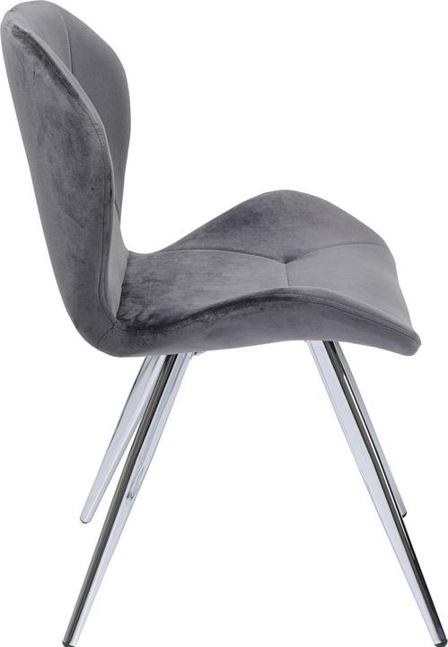 Produktbild Kare Design Stuhl Viva Grau Chrom