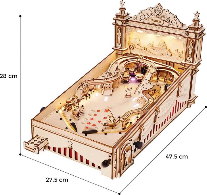 Actual product image Rokr Pinball machine