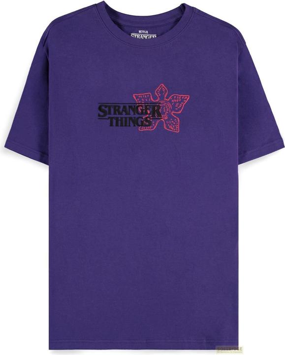 Difuzed STRANGER THINGS - Demogorgon - T-shirt Mauve Homme (XL) (XL)