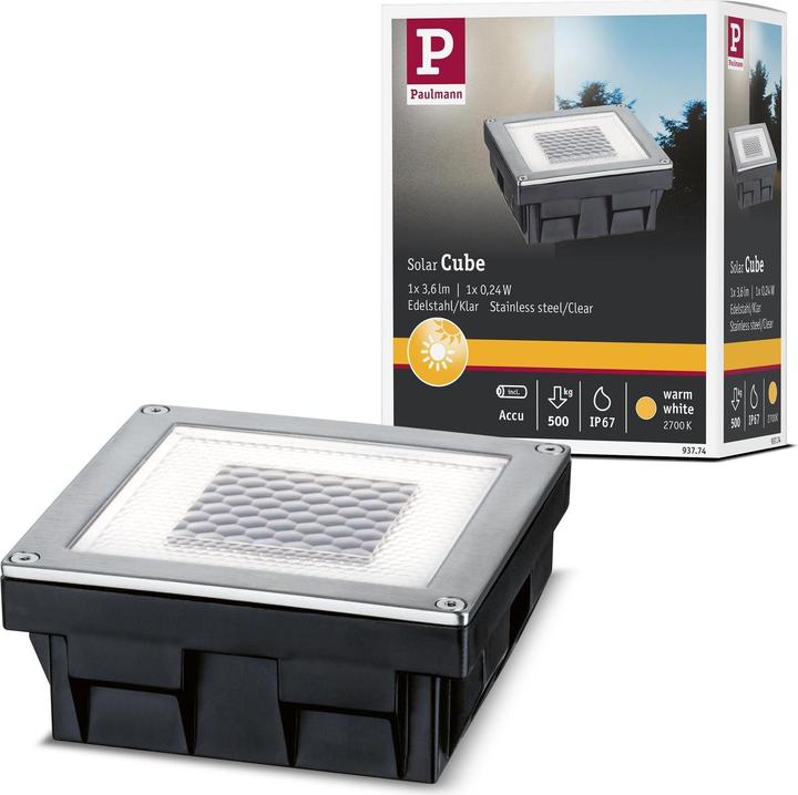 Image du produit Paulmann Encastré de sol LED Cube (3.60 lm, IP67)