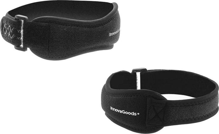 Actual product image InnovaGoods Support band for the kneecap Forcnee 2 pieces (One size)