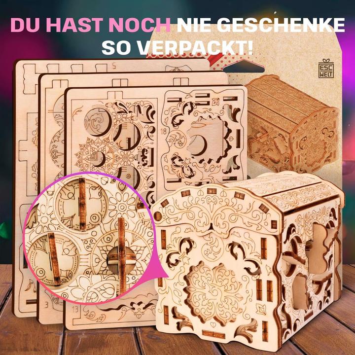 Actual product image Escape Welt Secret Box ""Treasure"" - Puzzle box kit (German)