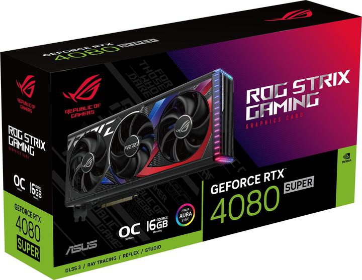 Image du produit ASUS ROG Strix GeForce RTX 4080 SUPER OC (16 Go)